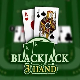 Blackjack 3H (Habanero) online game logo by Habanero on spinfins.co.uk