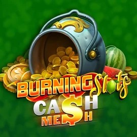 Burning Slots Cash Mesh slot logo by BF Games at Spinfin Casino