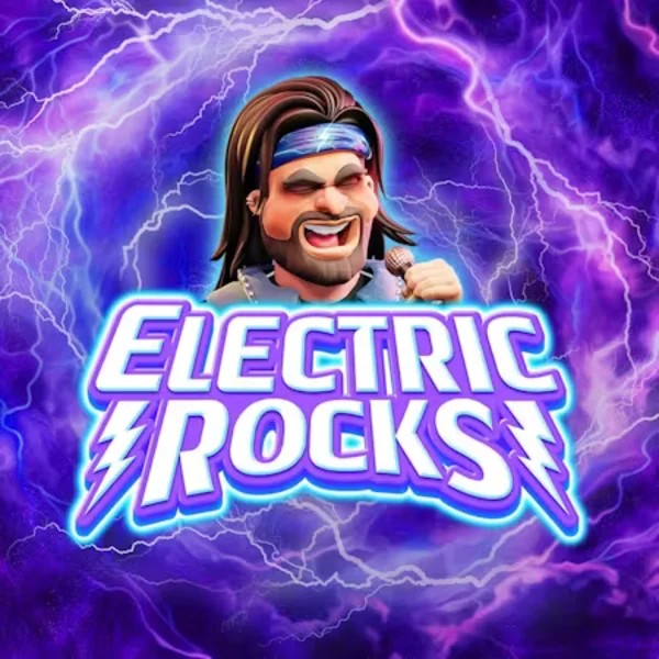 Electric Rocks by Inspired Gaming, showcased at spinfins.co.uk – game logo