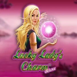 Lucky Ladys Charm Deluxe slot visual from Greentube available on spinfins.co.uk