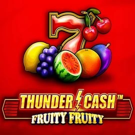 Official Slots logo: Thunder Cash Fruity Fruity by Novomatic at Spinfin Casino